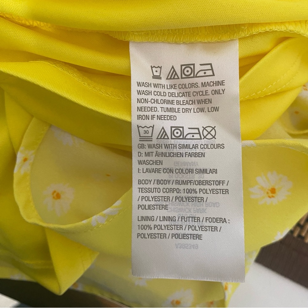 Jason Wu 4X Yellow Daisy Floral Blouse Long Sleeve V Neck Plus Size Top‎ - Picture 8 of 11